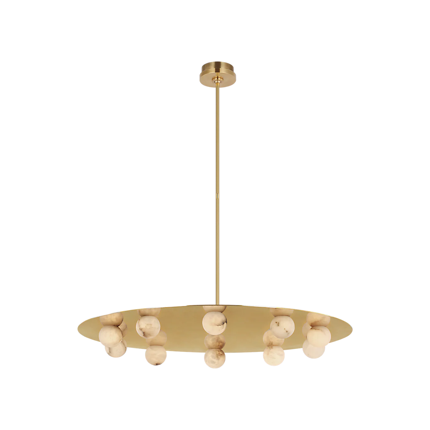 Pertica 36" Ten Light Chandelier - Image 1
