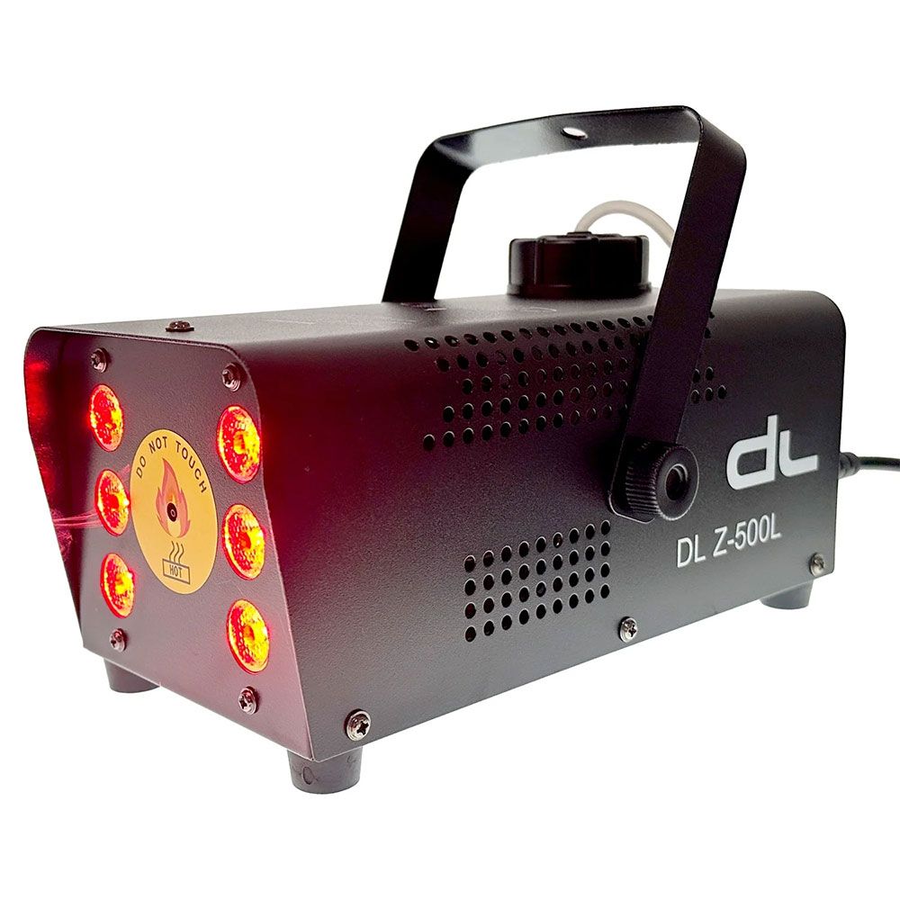 DL Fog 500 Smoke Machine 18W RGB LEDs with Wireless Remote (500W) - Image 1