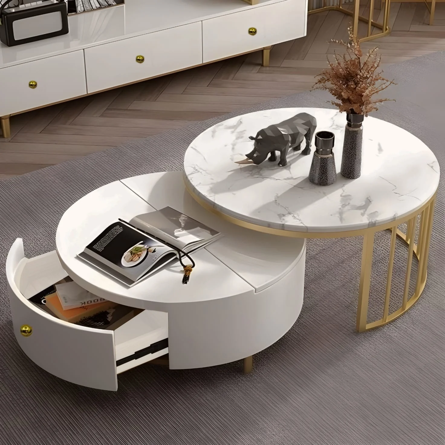 ترابيزة قهوة 80×70سم - GAN41 - Image 1