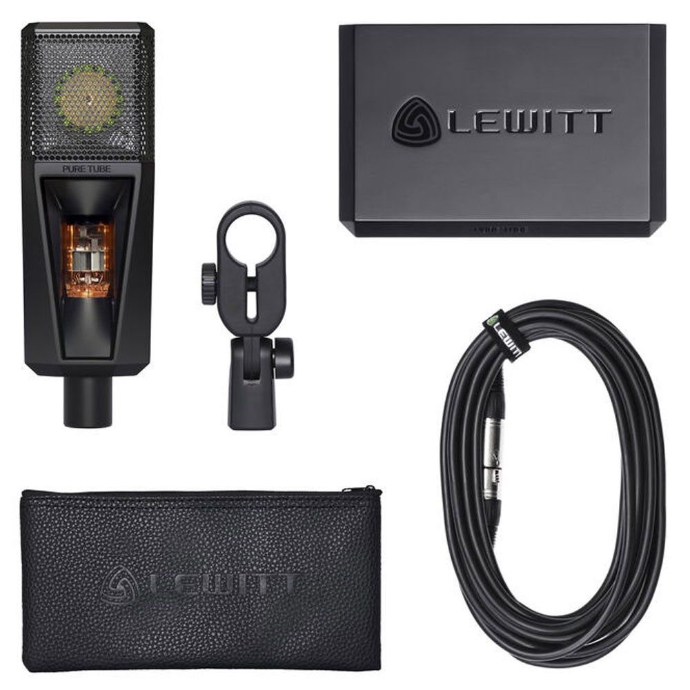 Lewitt Pure Tube Essential Set w/ Microphone Mount, XLR Cable & Bag - Image 1