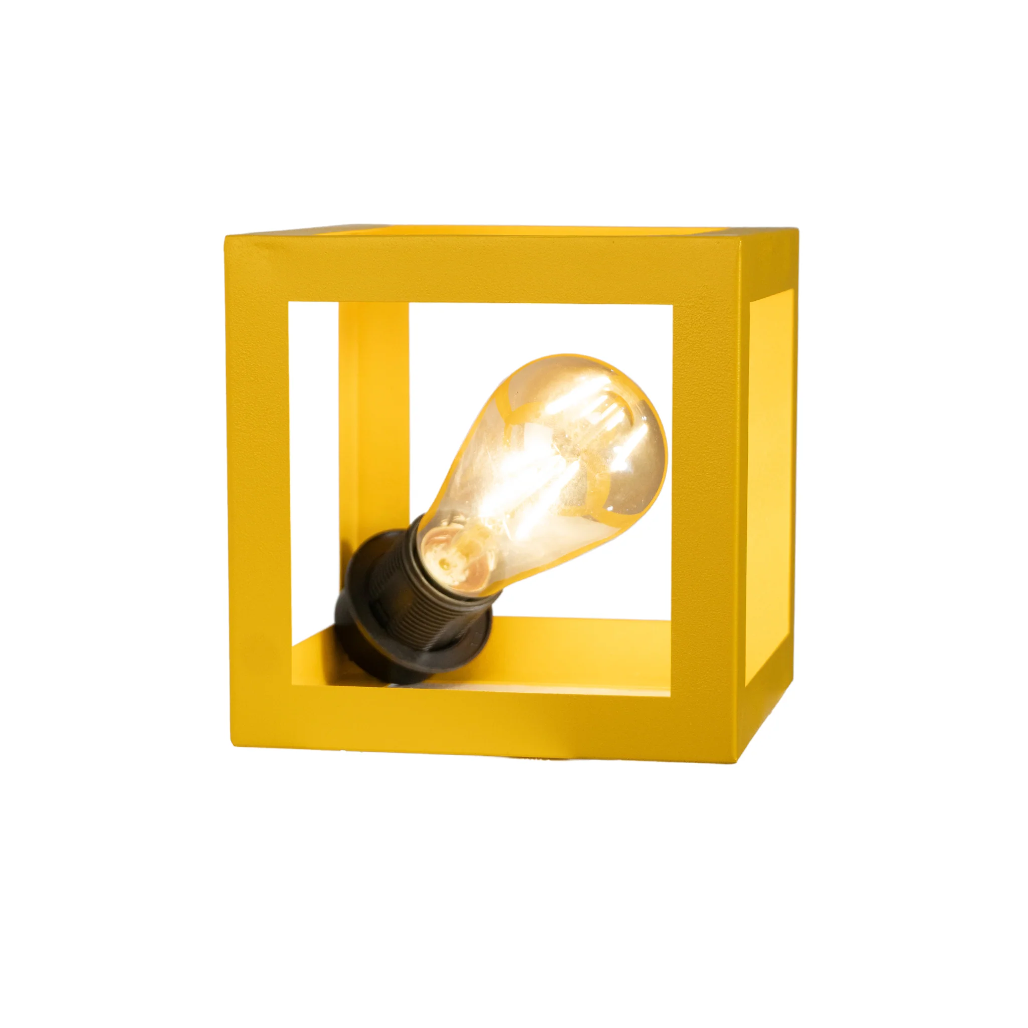 أباجورة مكتب شكل مكعب - أصفر - SHL100 - Image 2