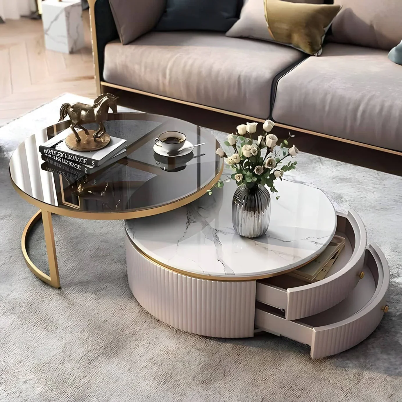 ترابيزة قهوة 80×70سم - GAN42 - Image 1
