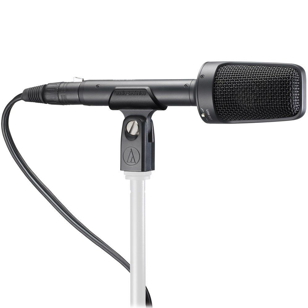 Audio Technica BP4025 Balanced X/Y Stereo Broadcast Condenser w/ Clamp, Windscreen & Cable - Image 1