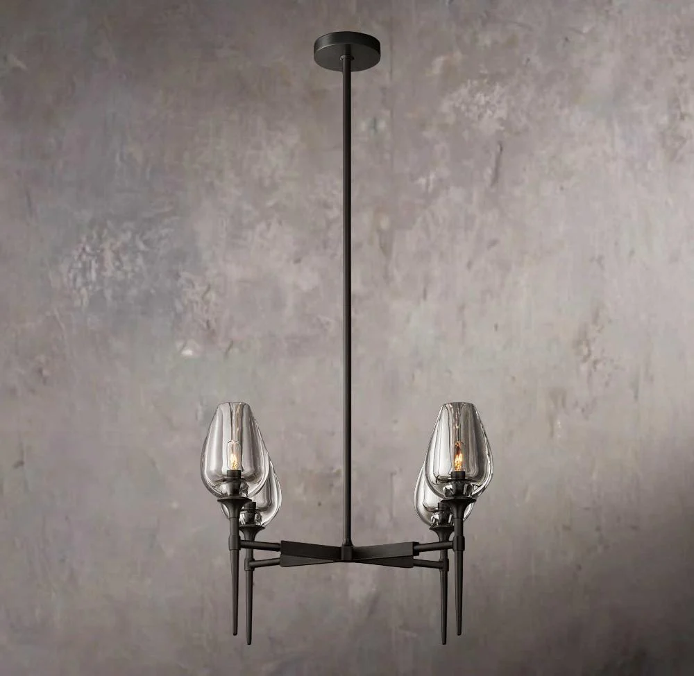Tulips Circular Chandelier 27" - Image 3