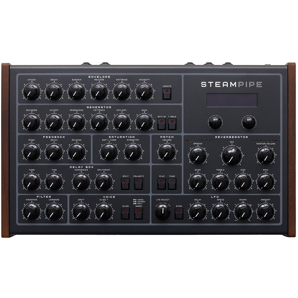Erica Synths Steampipe 8-Voice Polyphonic Physical Modelling Desktop Synthesiser - Image 1
