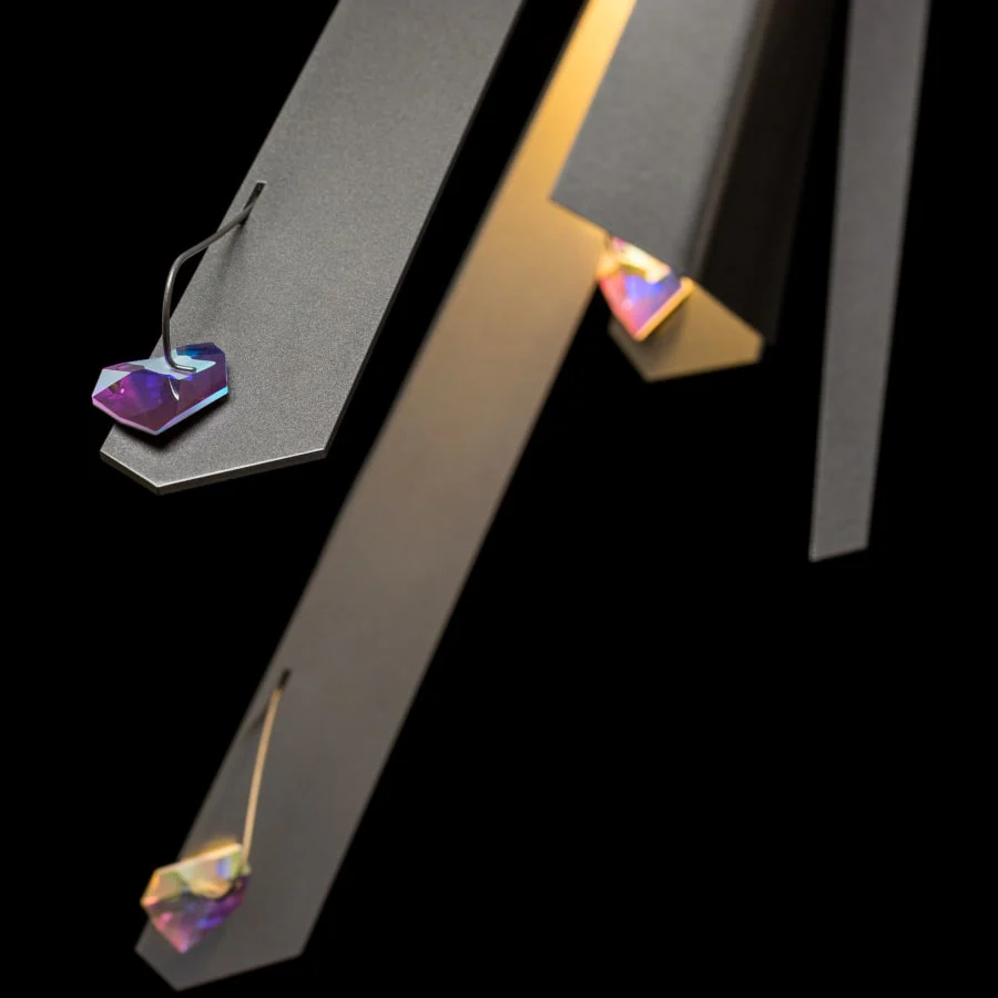 Synchronicity Nova 6 Light 47-3/16" Wide Abstract Chandelier with Swarovski Crystals - Image 3