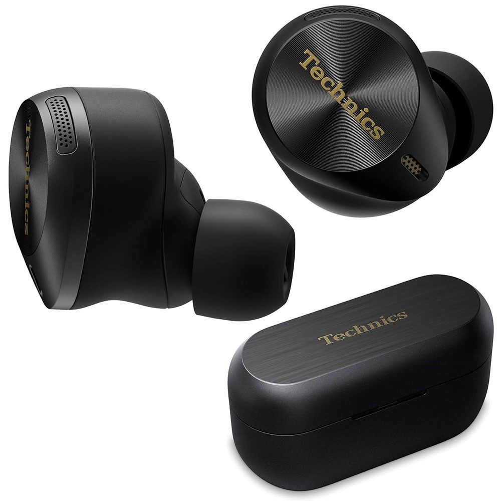 Technics AZ80 Flagship Noise Cancelling True Wireless Earbuds (Black) - Image 1