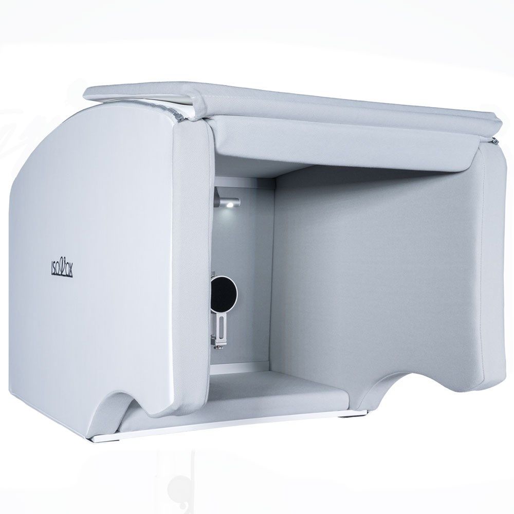 IsoVox 2 Portable Vocal Booth (White) - Image 1