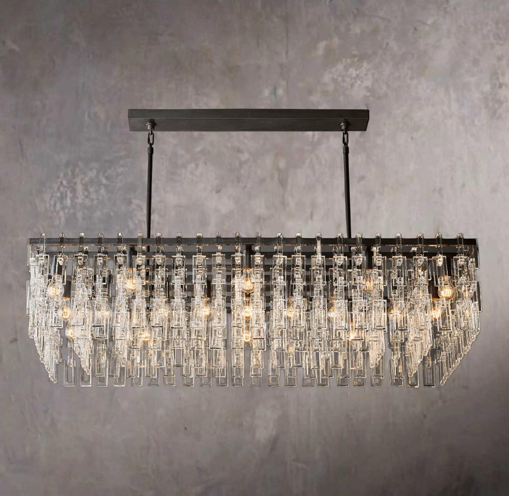 Marignane Rectangular Ceiling Chandelier 60" - Image 1
