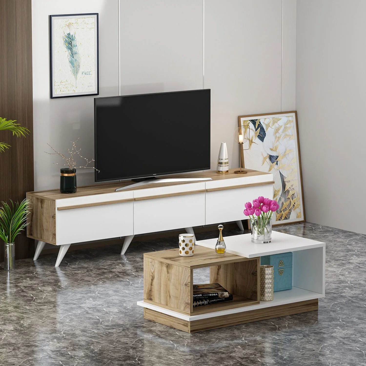 ترابيزة تليفزيون 150×30سم- MAG8 - Image 1