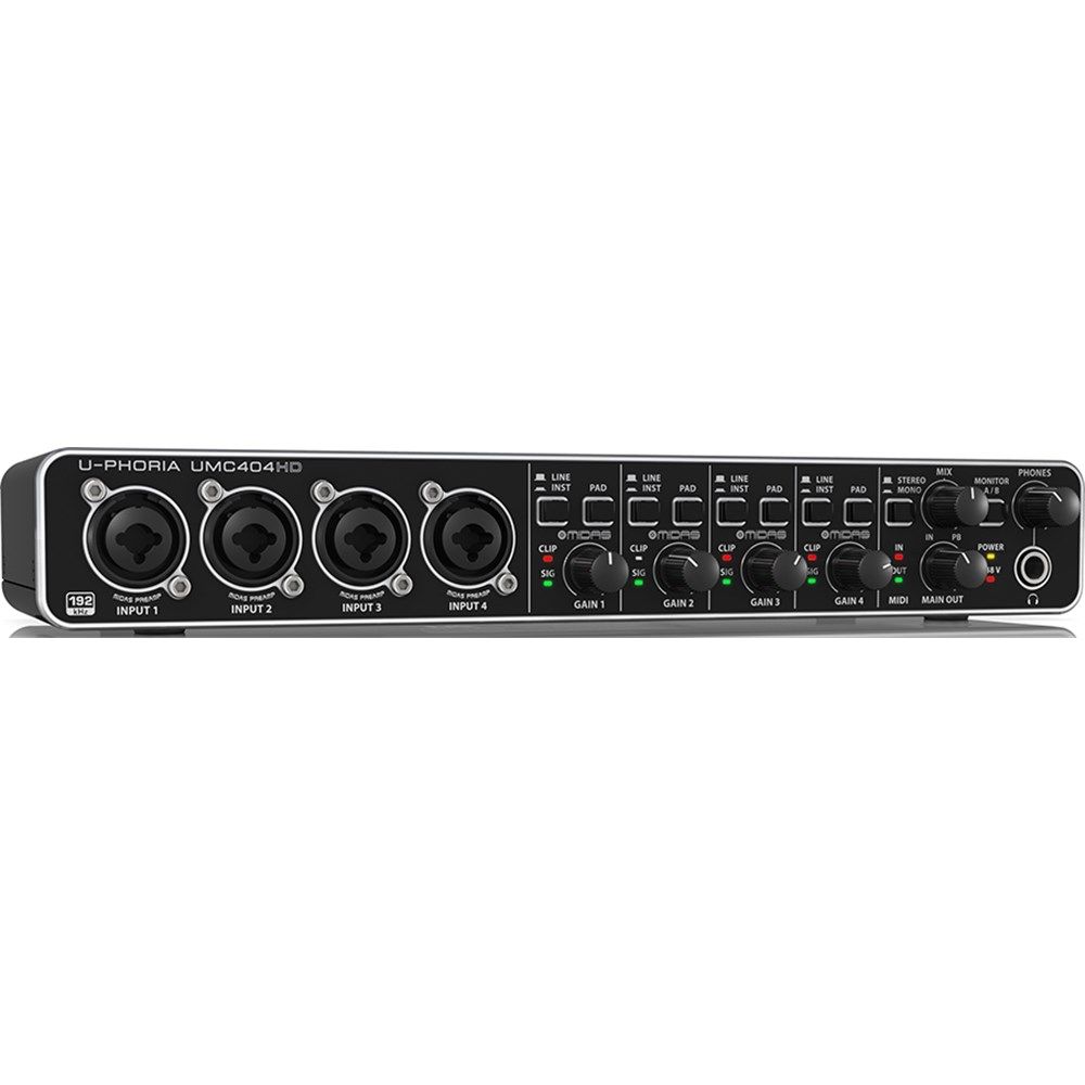 Behringer U-Phoria UMC404HD 4x4 USB Audio Interface (24-Bit/192kHz) - Image 1