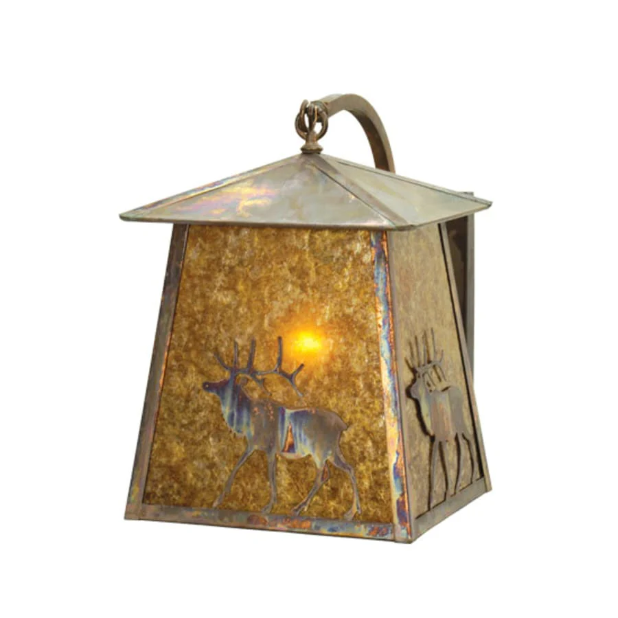 Meyda Tiffany 14" Wide Single Light Lantern Wall Sconce - Image 1