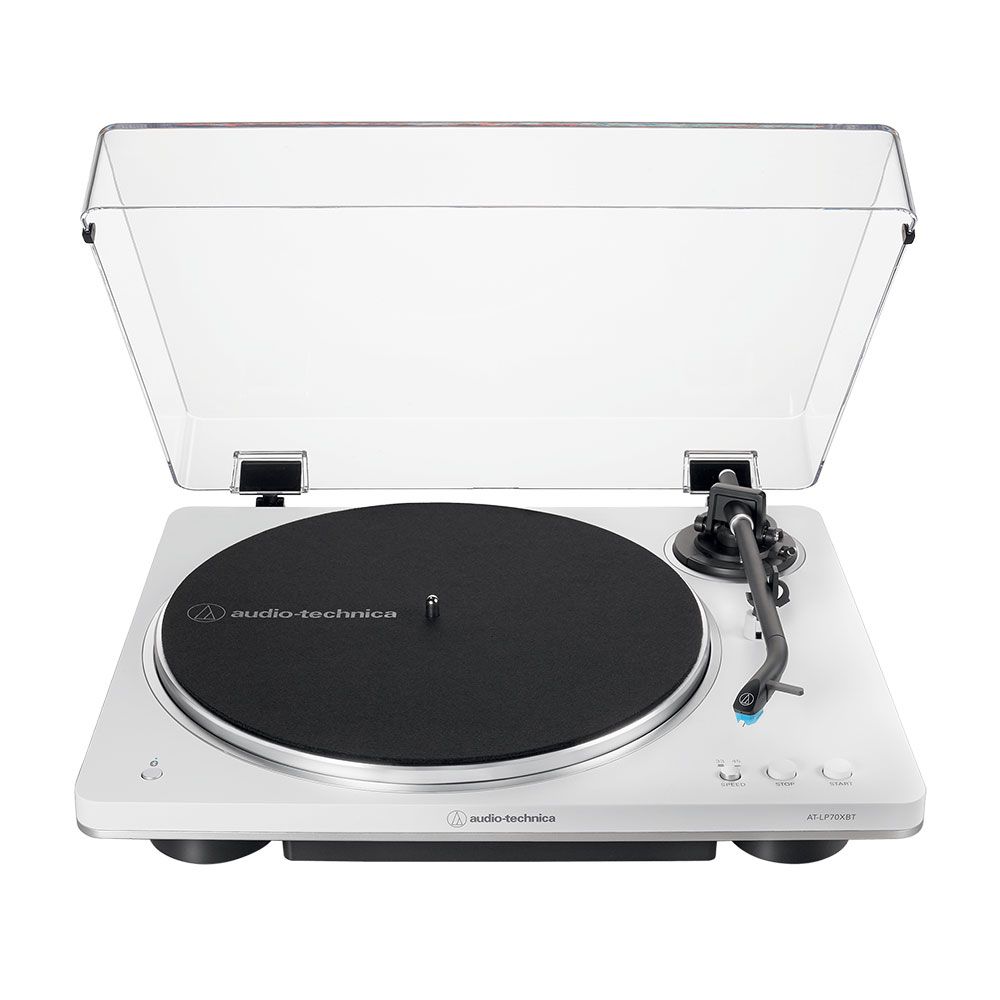 Audio Technica LP70X BT Fully Automatic Turntable w/ Bluetooth (White/Silver) - Image 1
