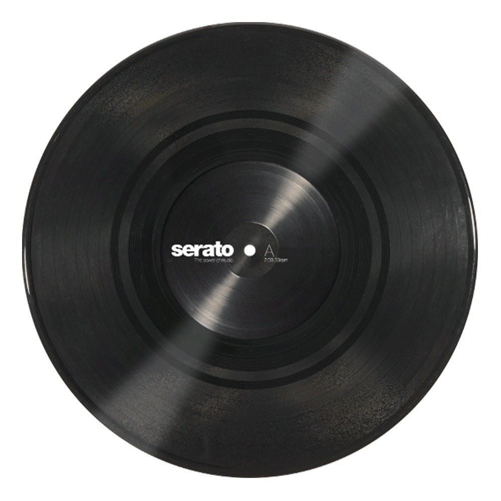 Serato 10" Standard Colour Control Vinyl PAIR (Black) - Image 1