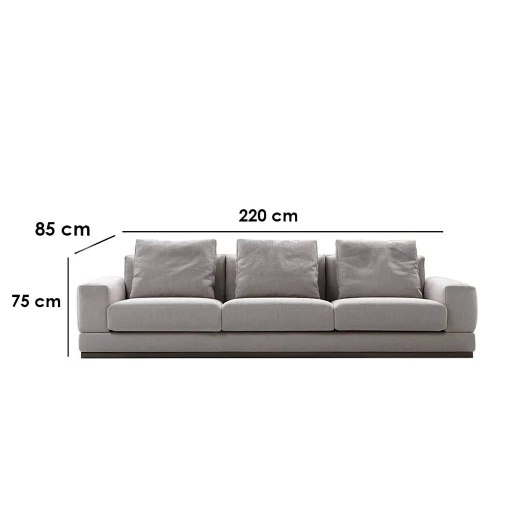 كنبة خشب زان 220×85سم- BF05 - Image 2