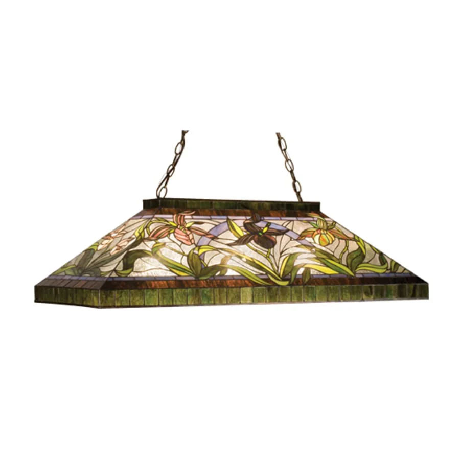 Meyda Tiffany Lady Slippers 3 Light Single Tier Billiard Chandelier - Image 1