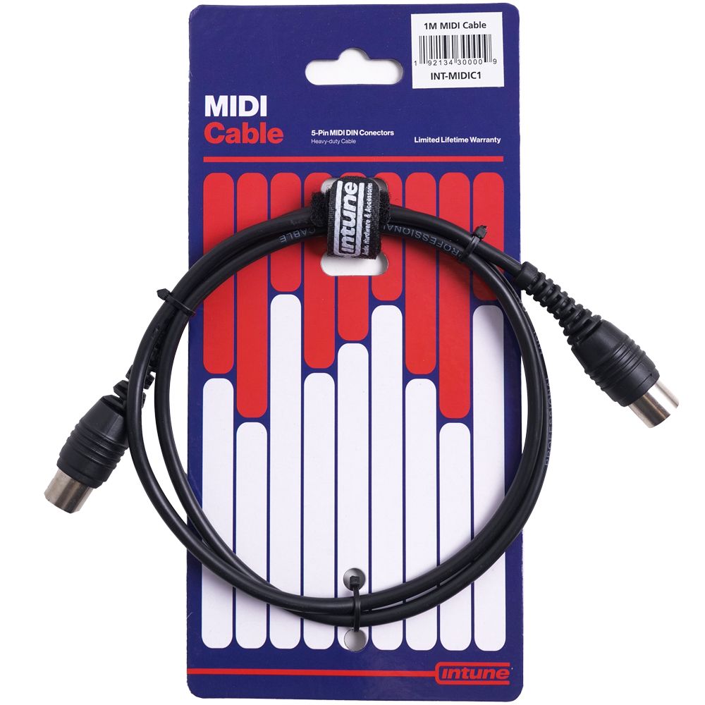 Intune MIDI Cable 1m 5 Pin DIN to 5 Pin DIN - Image 1
