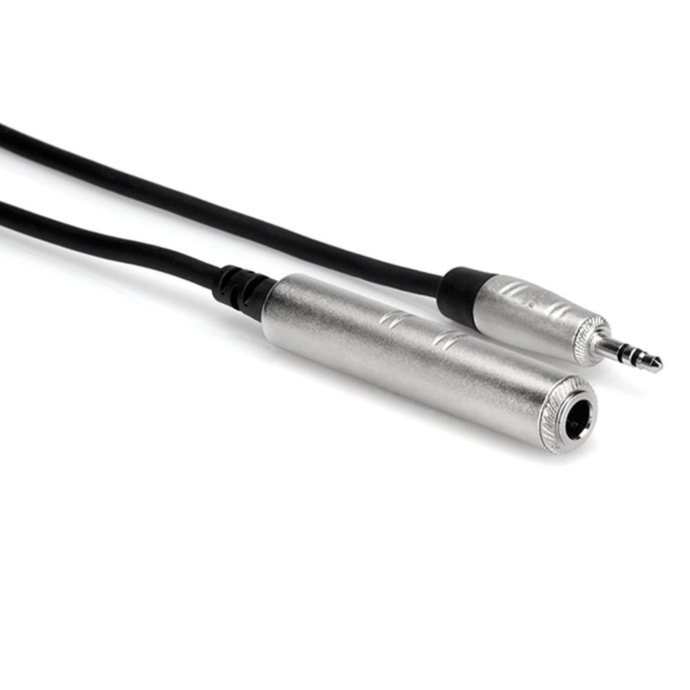 Hosa HXSM005 REAN 1/4" TRS to 3.5mm TRS Pro Headphone Adaptor Cable (5ft) - Image 1