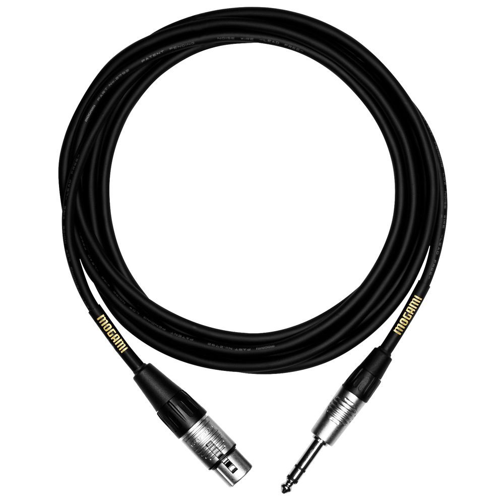 Mogami CorePlus TRS to XLR Female Cable (5ft) - Image 1