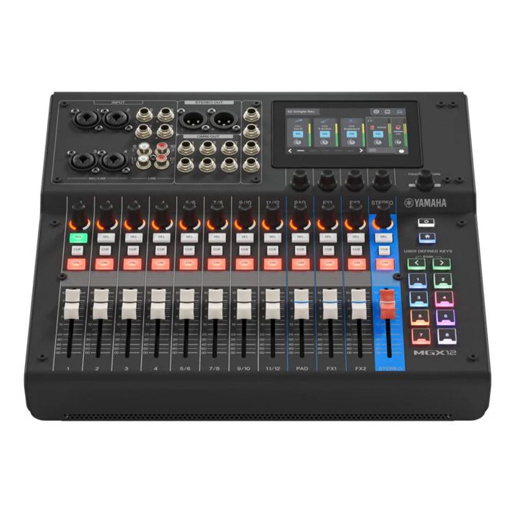 Yamaha MGX12 12-Channel Digital Mixing Console (Black) - Image 1