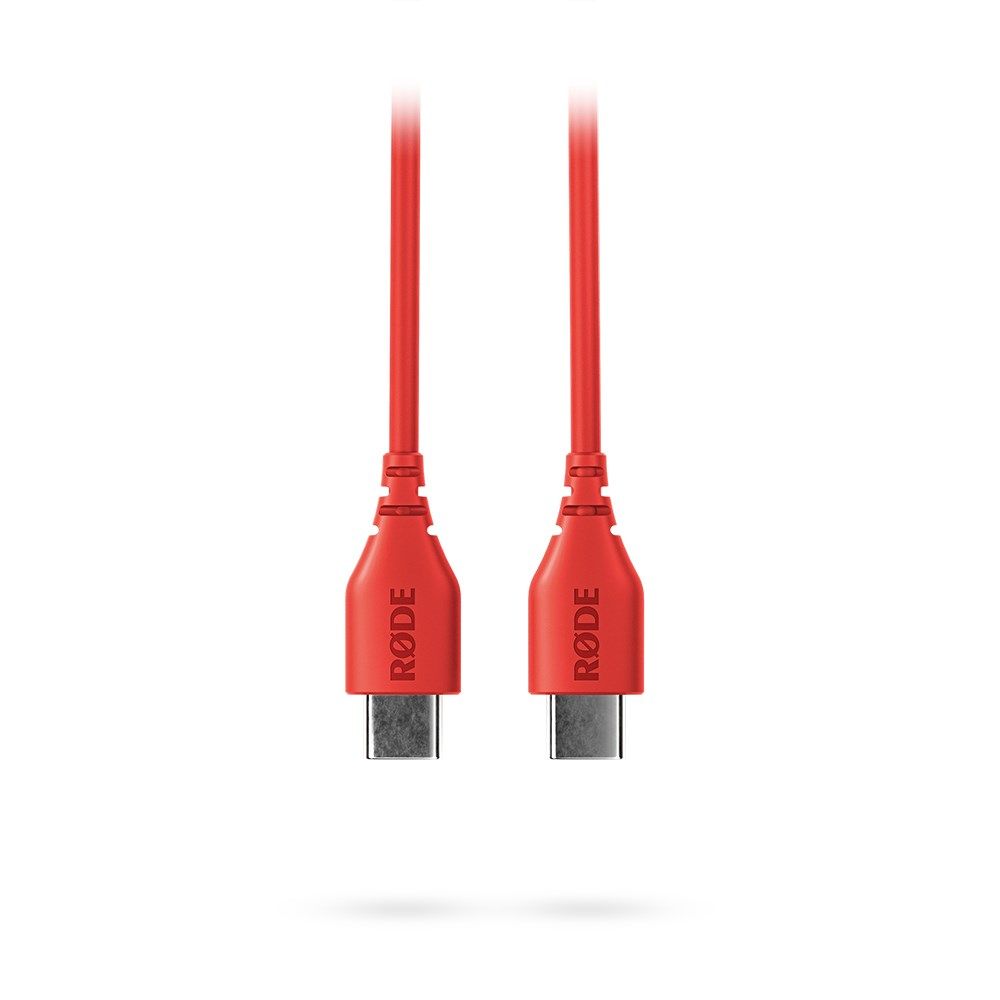 Rode SC22 USB-C to USB-C Cable (Red) - 30cm - Image 1