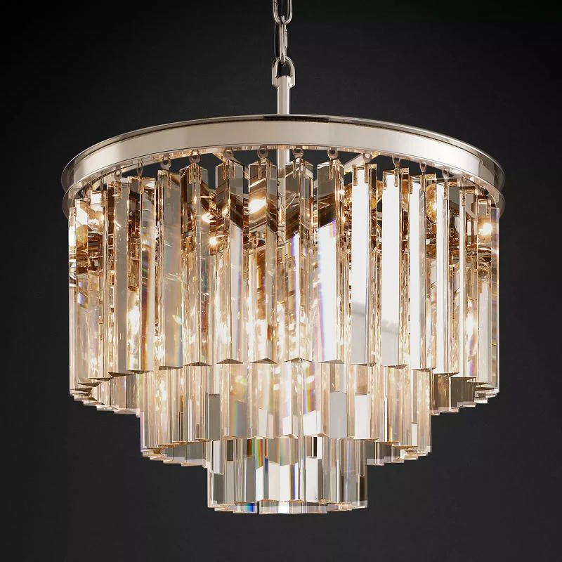 1920s Odem Round Chandelier 20" - Image 3