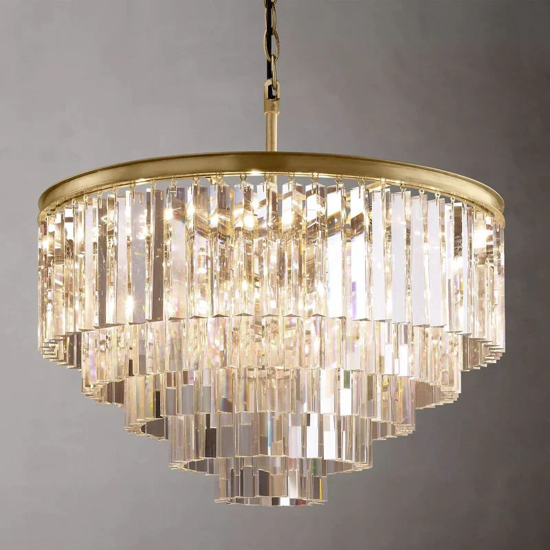 Ryalin Round Glass Chandelier 32" - Image 2