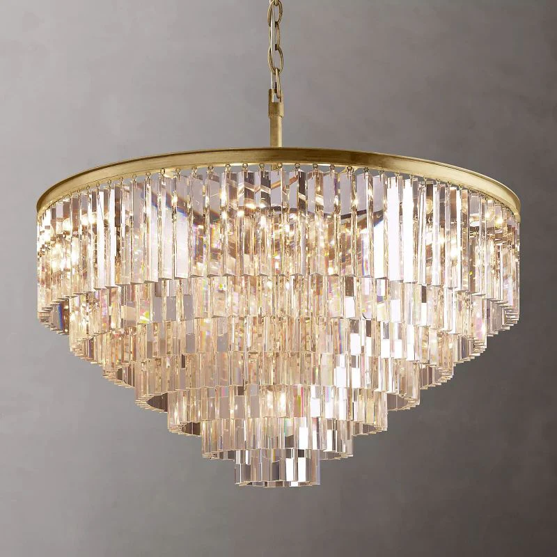 Ryalin Round Glass Chandelier 44" - Image 2