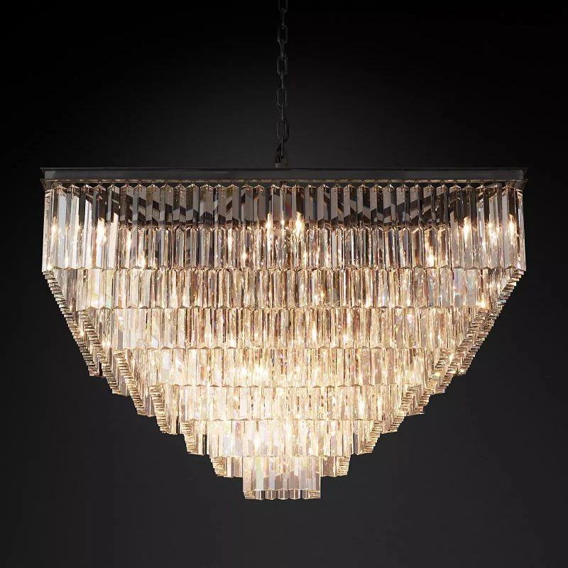 Ryalin Square Crystal Chandelier 47" - Image 2