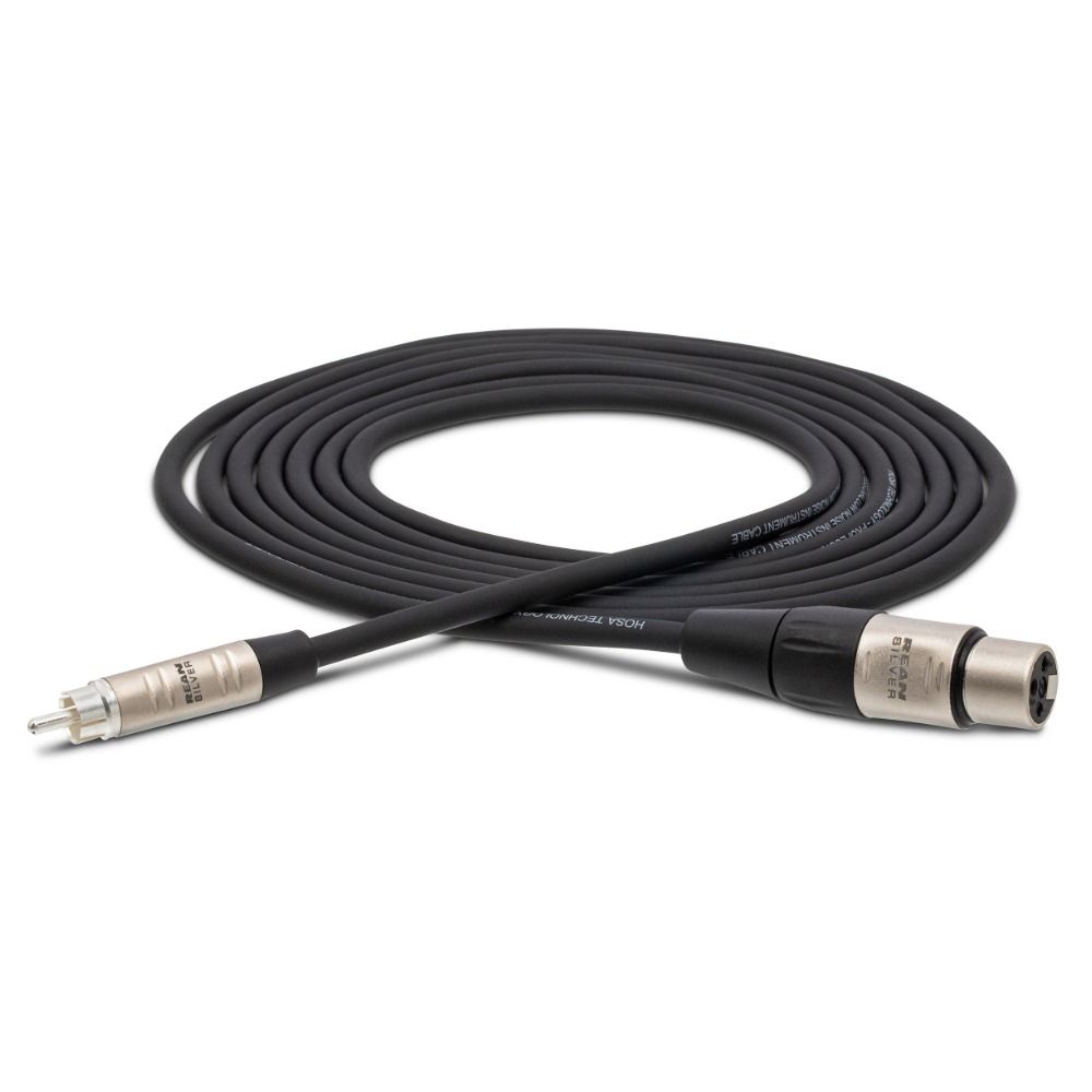 Hosa HXR020 Pro Unbalanced Interconnect REAN XLR3F to RCA (20 ft) - Image 1