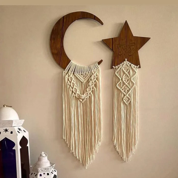 ديكور حائط مكرمية 65×30سم - DIVA24 - Image 1
