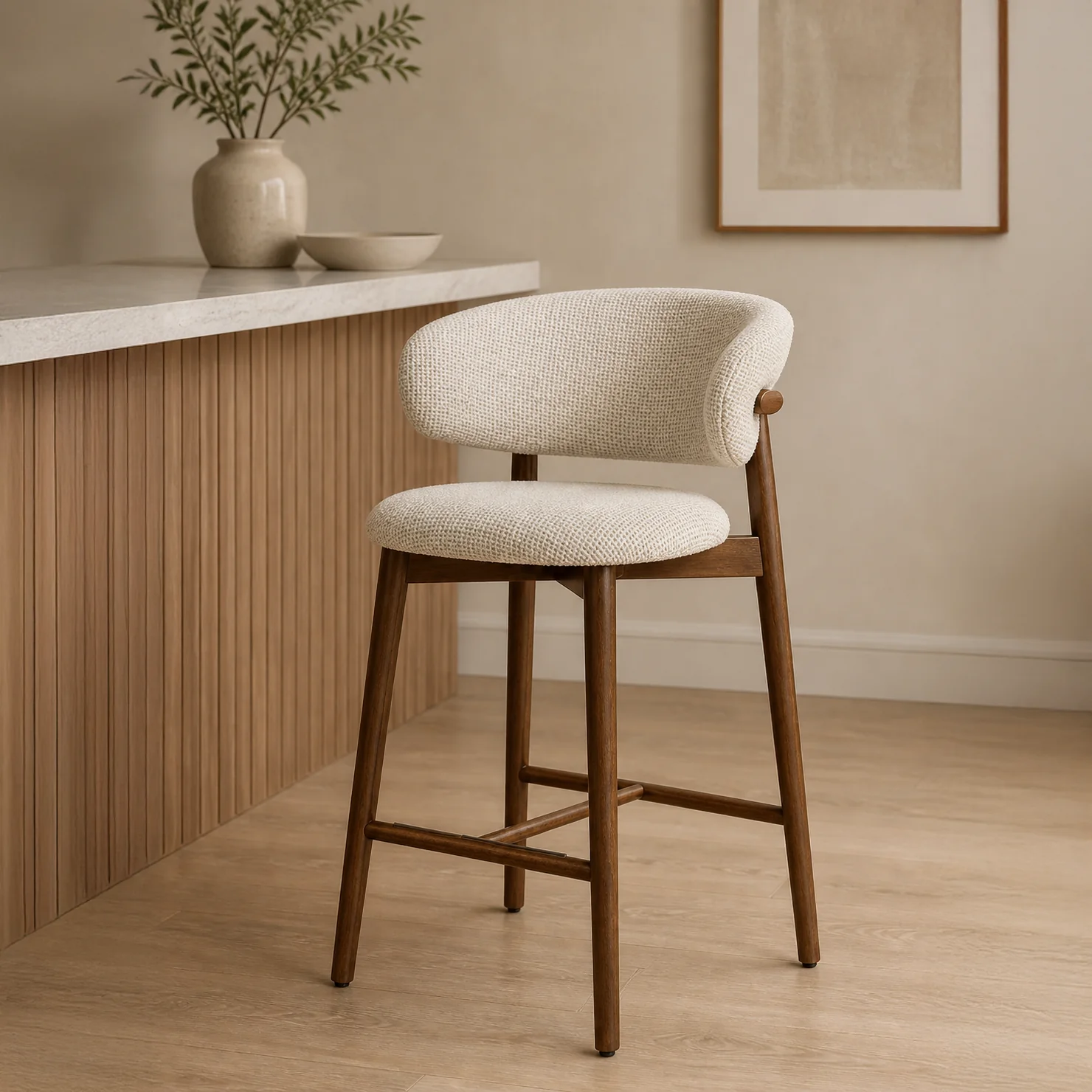 كرسي بار 48×120سم - TEAK69 - Image 1