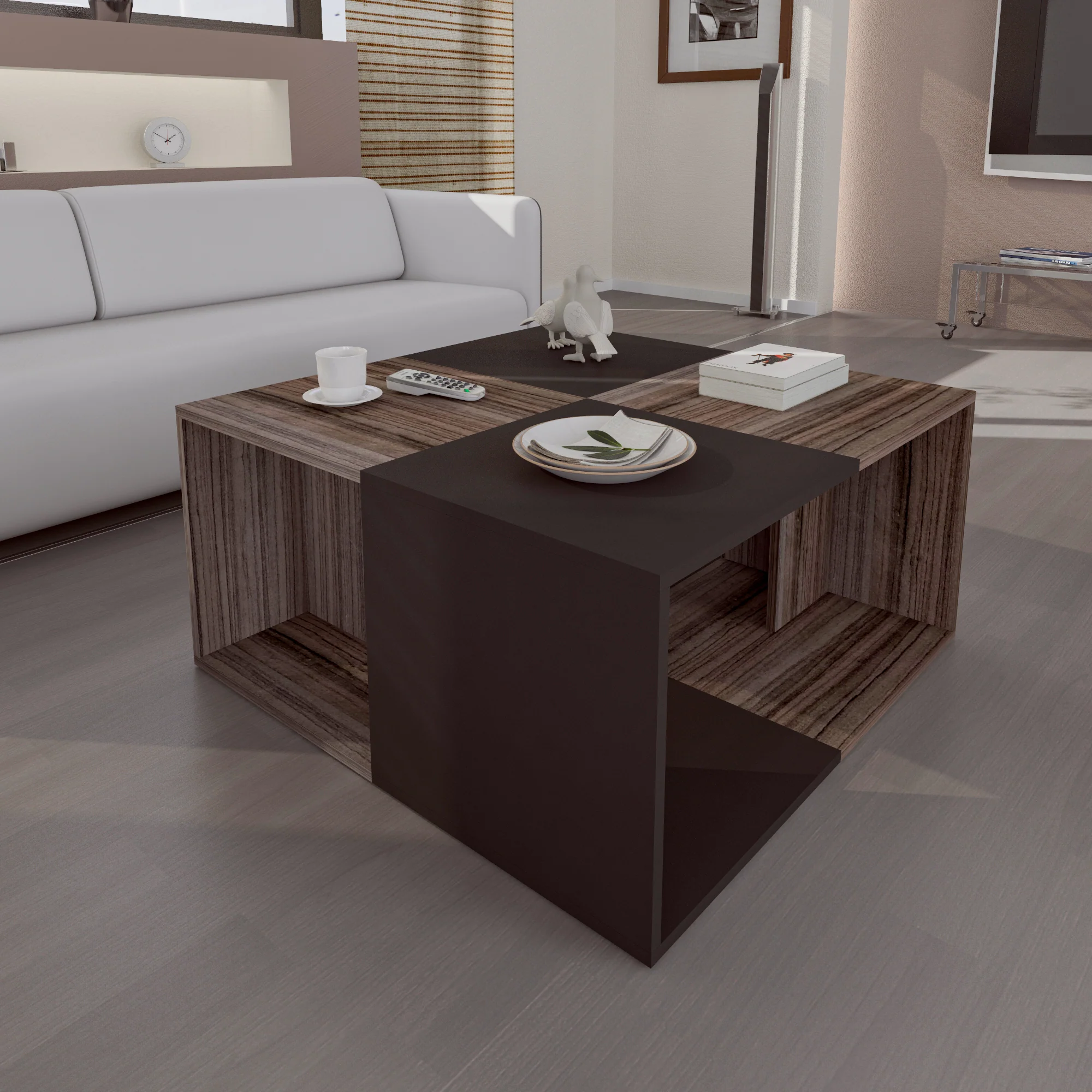 ترابيزة قهوة 90×90سم- ZAF96 - Image 1