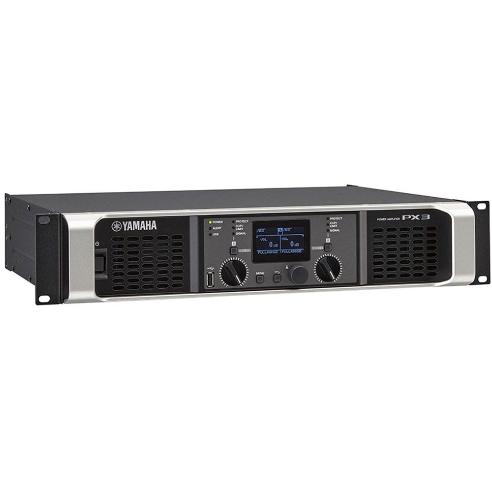 Yamaha PX3 Versatile High Output Power Amplifier w/ DSP (2x 300W @ 8ohms) - Image 1