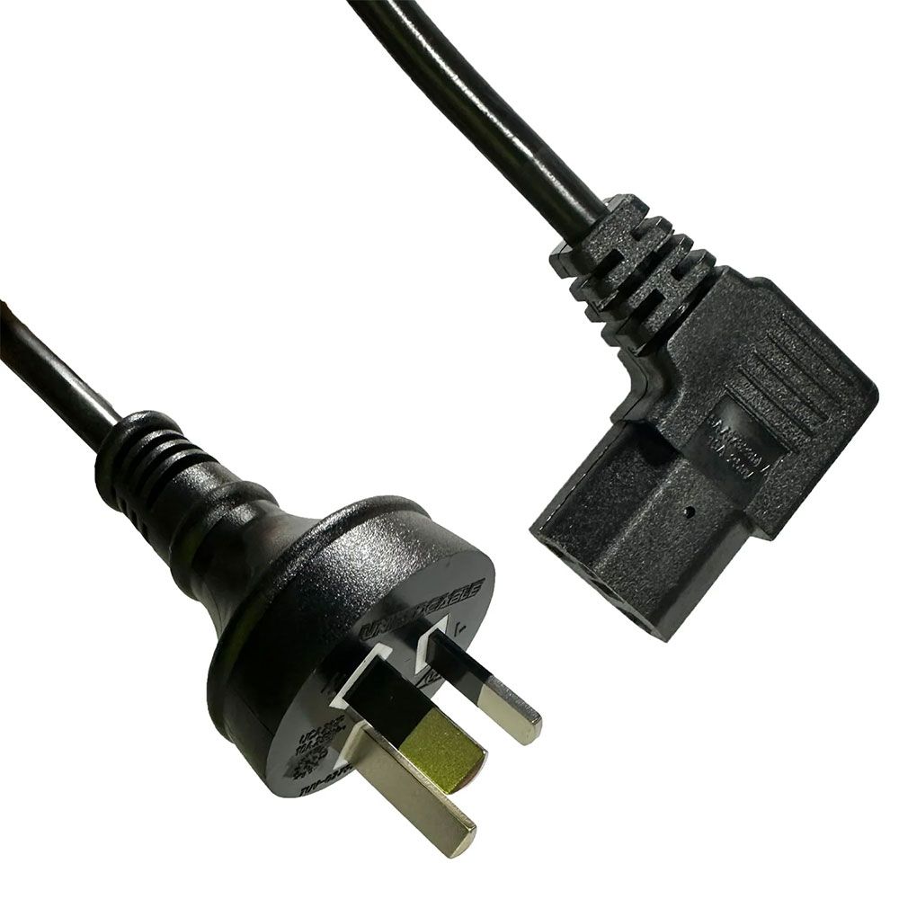 DL IEC 10A  Power Lead Right  Angled Plug 1.8m - Image 1