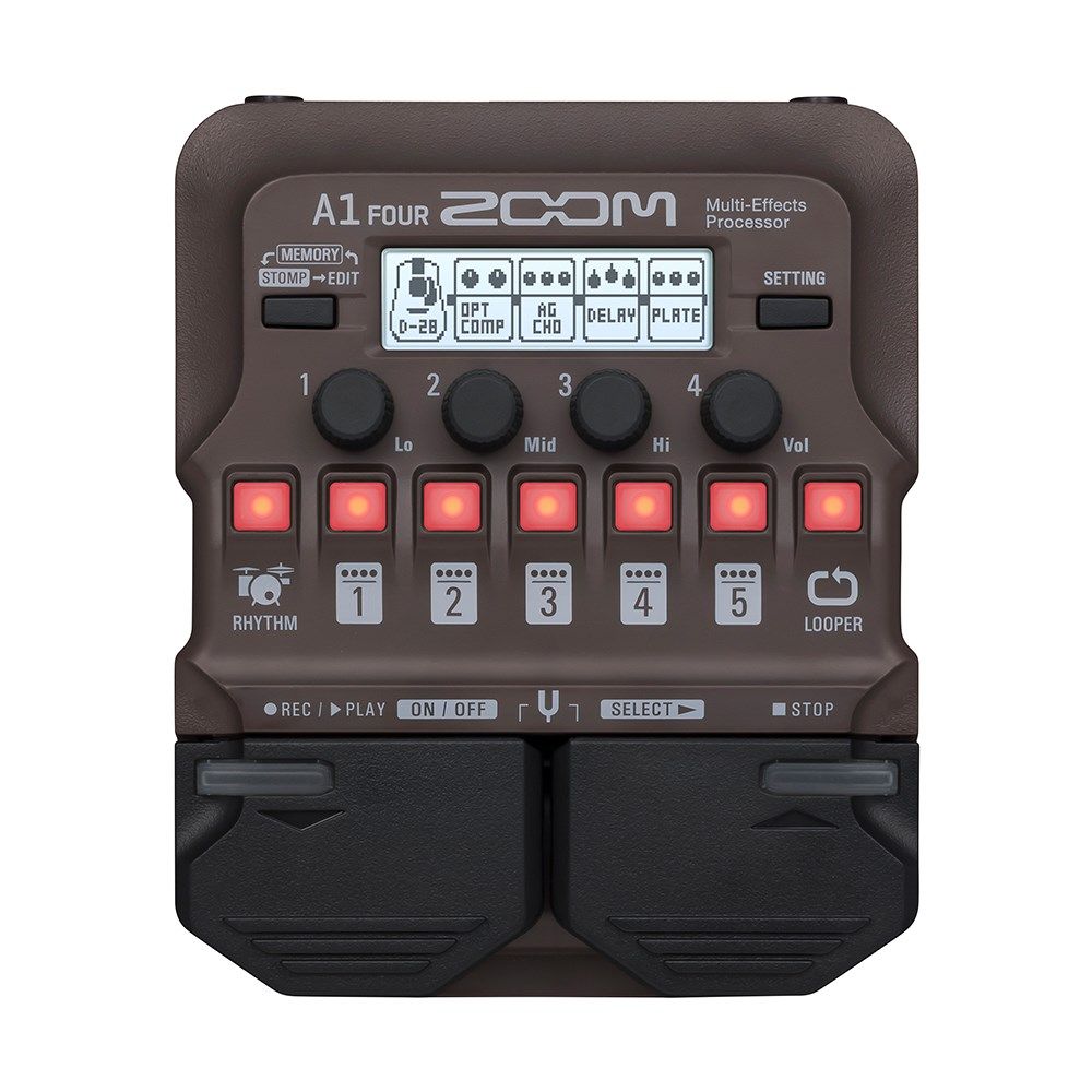 Zoom A1 FOUR Acoustic Multi-Effects Pedal - Image 1