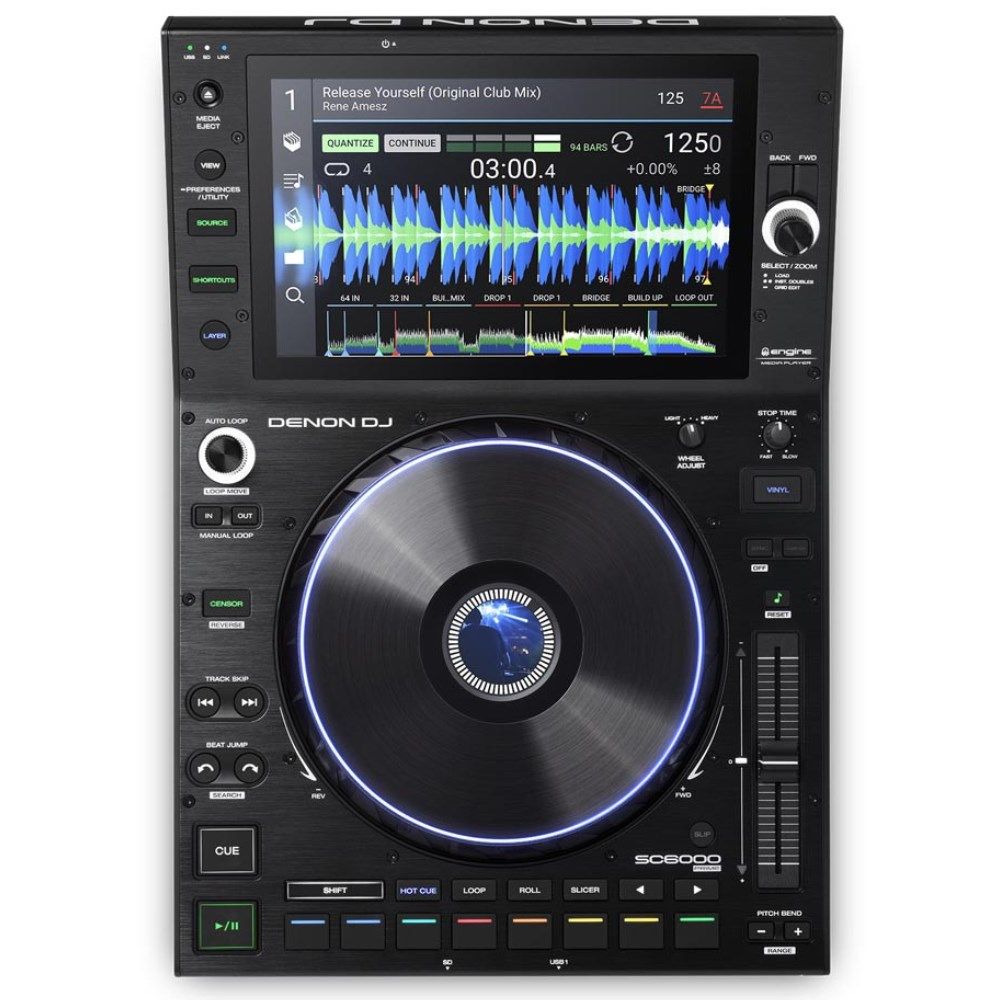 Denon SC6000 Prime Pro DJ Media Player w/ 10.1" Touchscreen & WiFi Streaming - Image 1