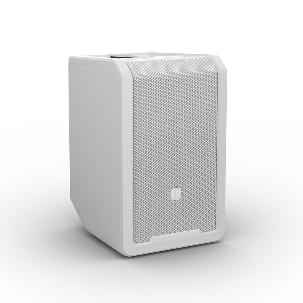 LD Systems ANNY8 Portable Battery-Powerered Loudspeaker w/ Mixer & Bluetooth (White) - Image 1