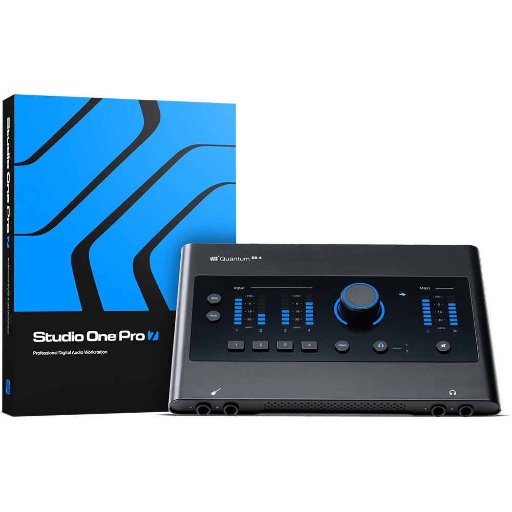 PreSonus Quantum ES4 4-In/4-Out Desktop USB-C Audio Interface - Image 1