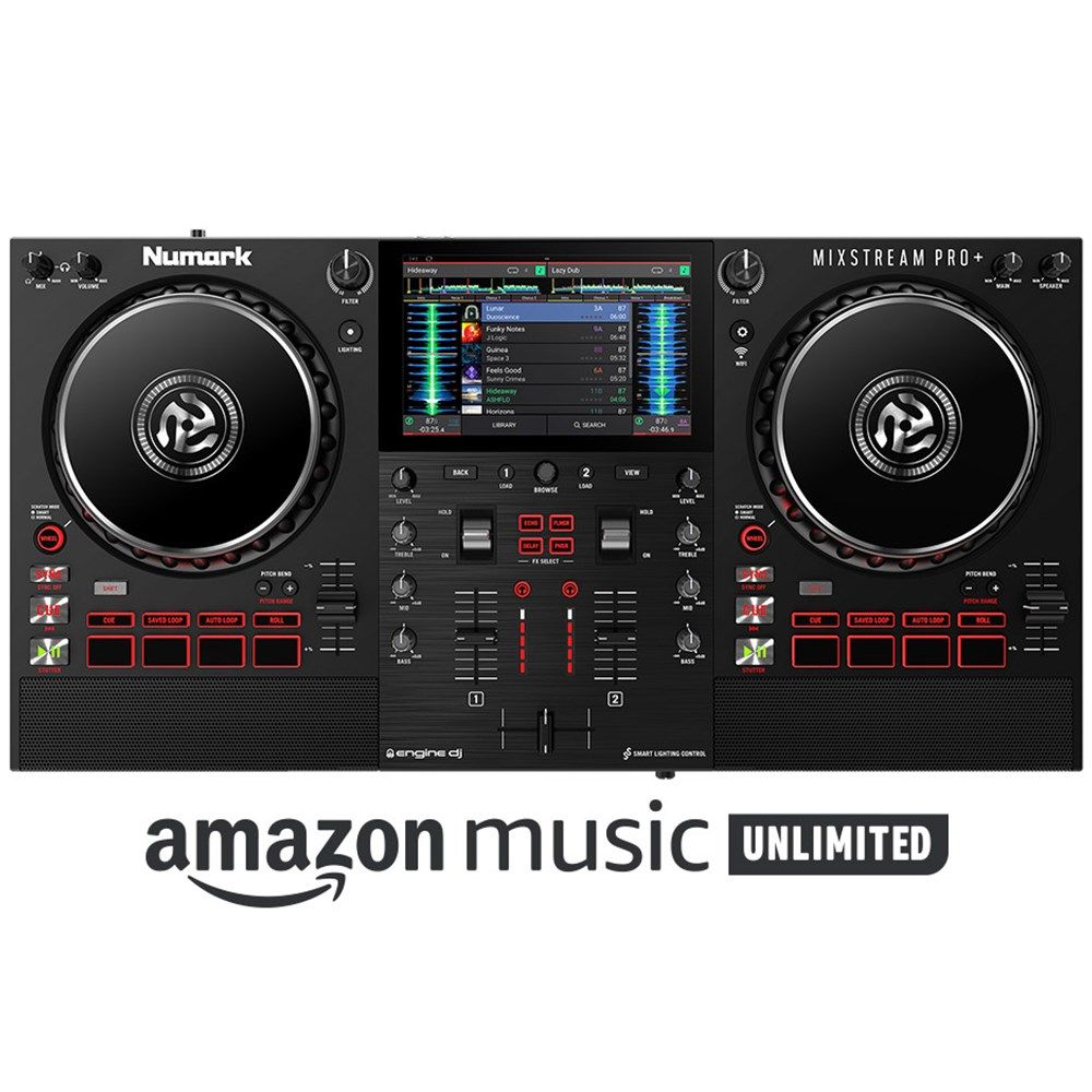 Numark Mixstream Pro + Standalone Streaming DJ Controller w/ Wi-Fi Streaming - Image 1