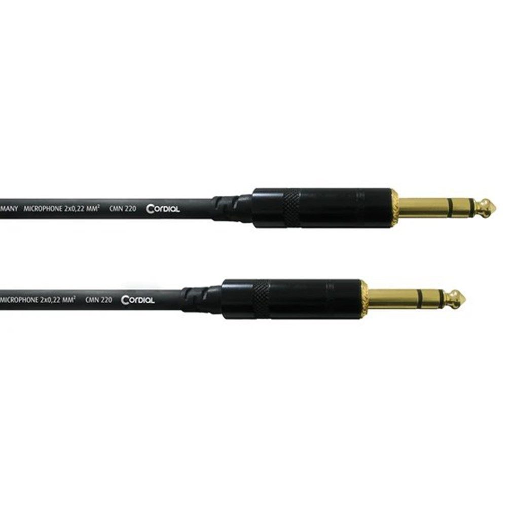 Cordial Essentials REAN 1/4" TRS to Same Balanced Cable (3m) - Image 1