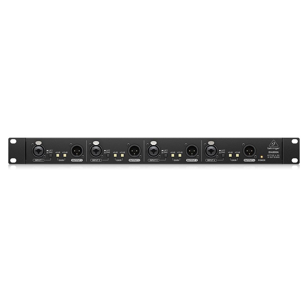Behringer Ultra-DI Pro DI4800A Pro 4-Channel Active DI-Box, Booster & Line Isolator - Image 1