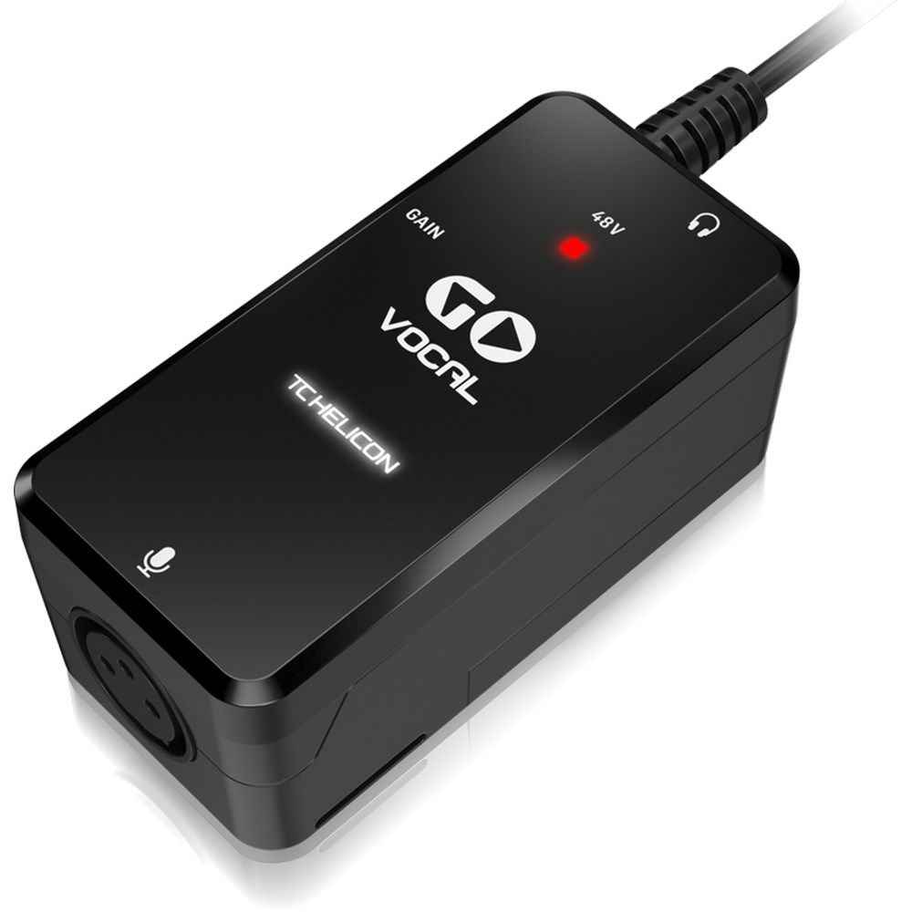 TC Helicon Go Vocal High-Quality Microphone Preamp for Mobile Devices - Image 1