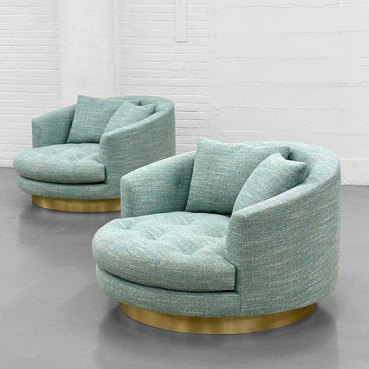 كرسي فوتيه خشب زان 100×100سم - DECO437 - Image 1