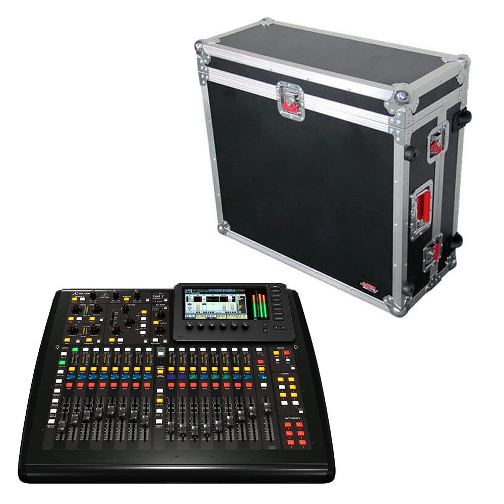 Behringer X32 Compact Pack w/ Gator G-TOUR X32CMPCTW Road Case w/ Wheels - Image 1