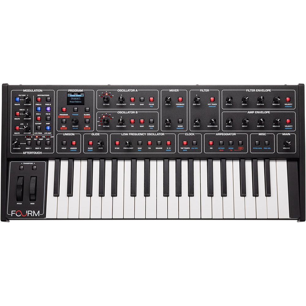 Sequential Fourm 4-Voice Analog Synthesizer w/ Polyphonic Aftertouch - Image 1
