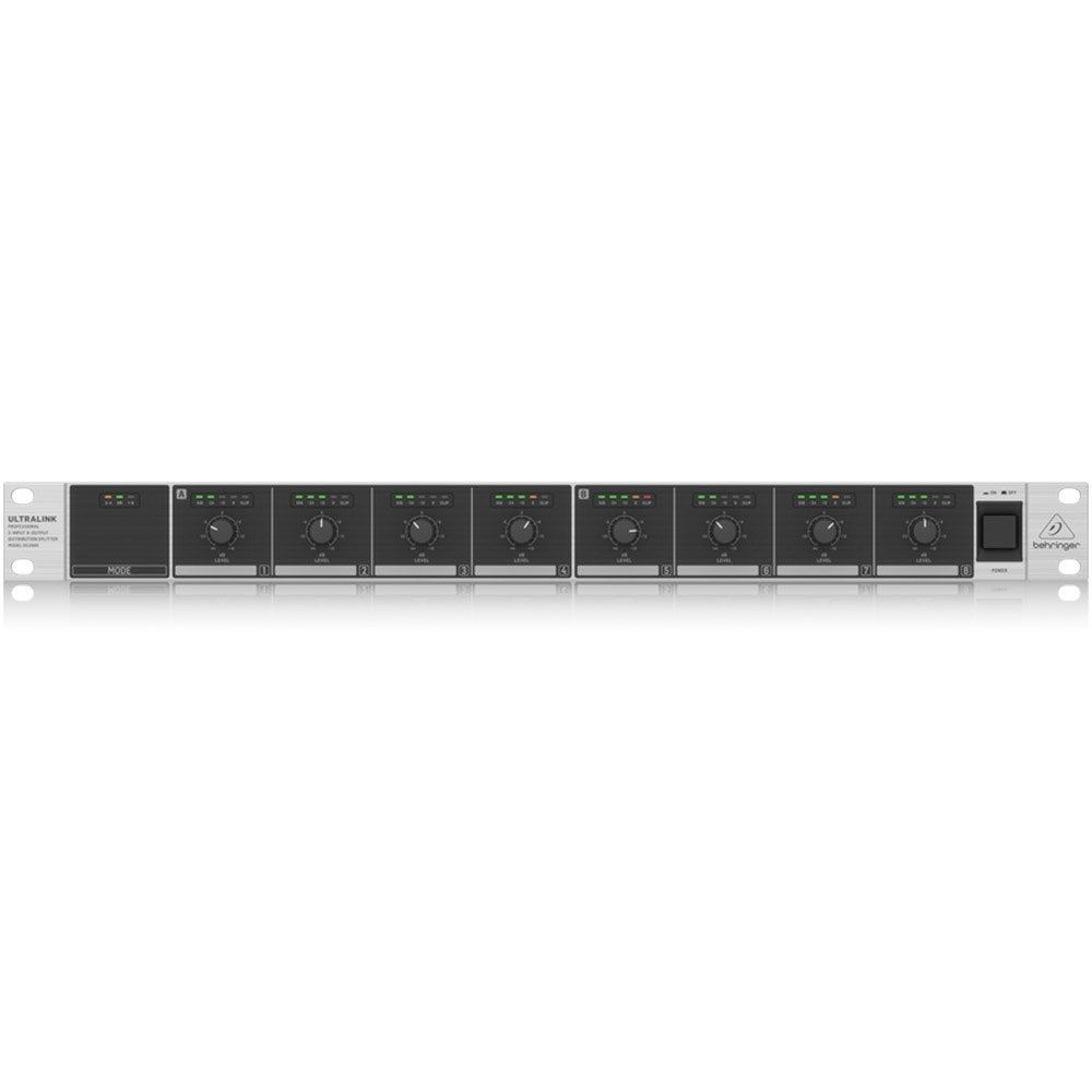 Behringer Ultralink DS2800 Professional 2-Input 8-Output Distribution Splitter - Image 1