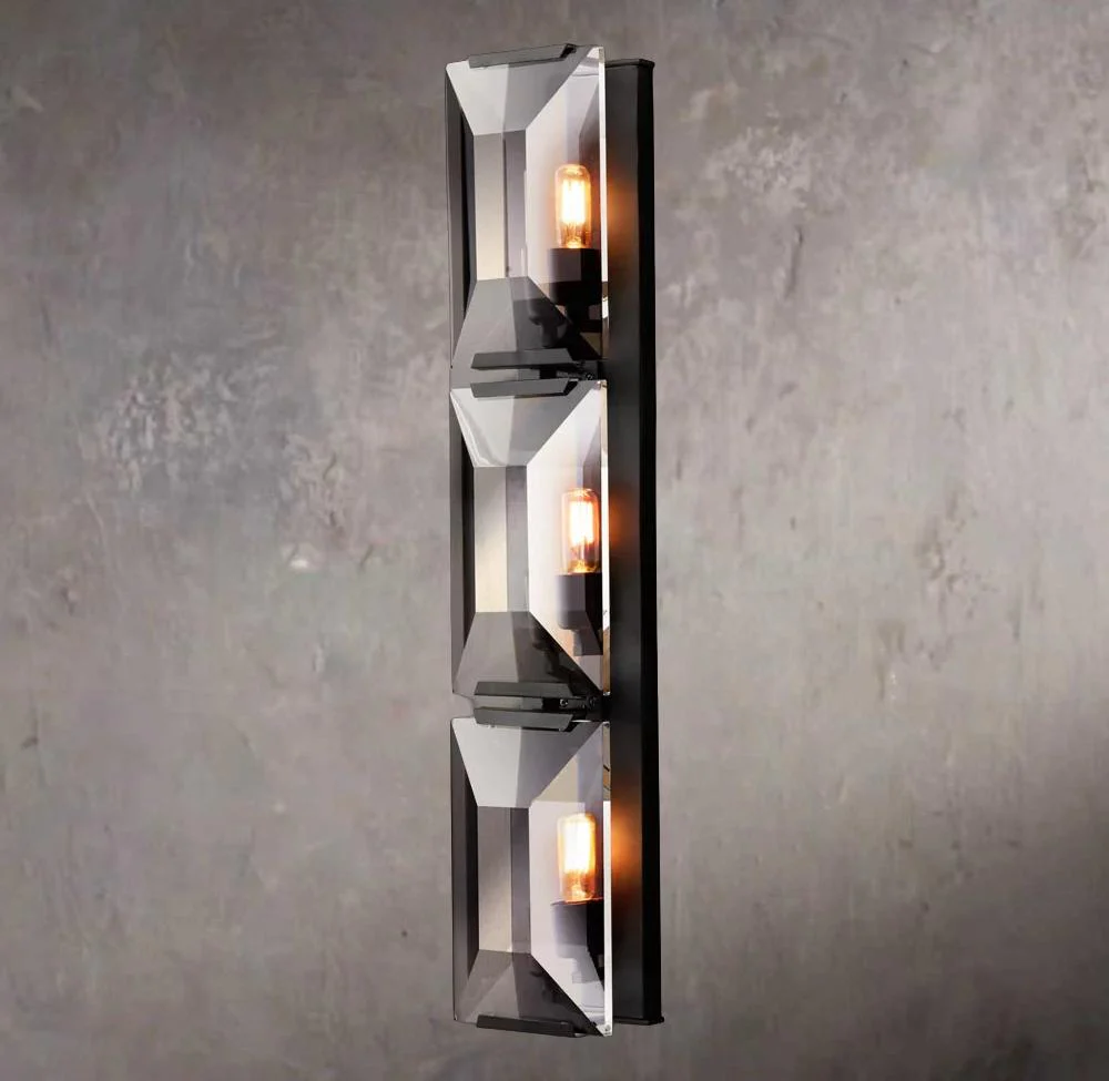 Harlowe Crystal Triple Wall Sconce - Image 3