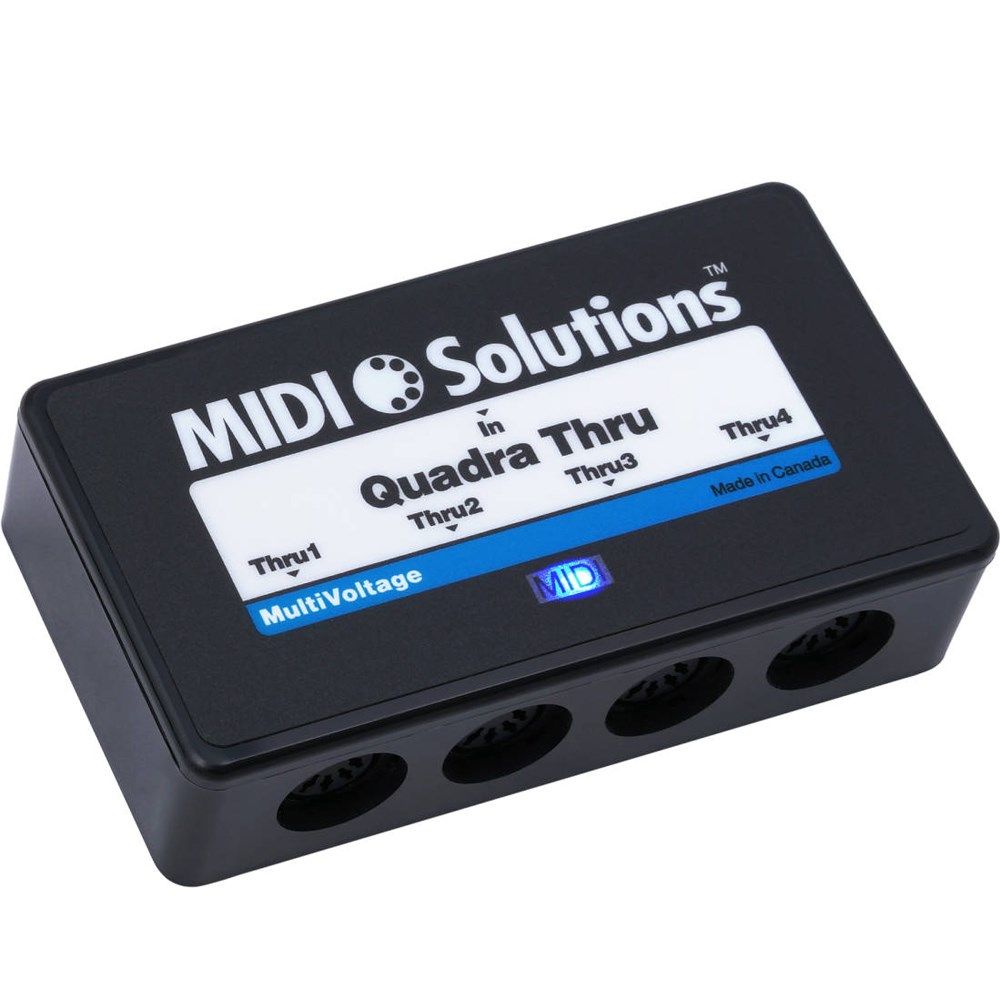 MIDI Solutions 1-In/4-Out Quadra Thru - Image 1