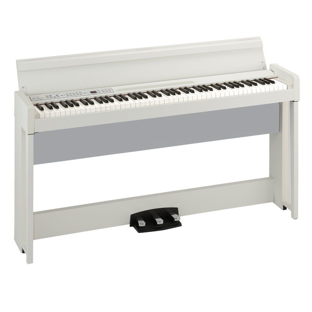 Korg C1 Air Digital Piano w/ RH3 Real Weighted Hammer Action Keyboard (White) - Image 1